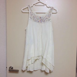 ダブルクローゼット(w closet)のW closet 刺繍チュニック(チュニック)