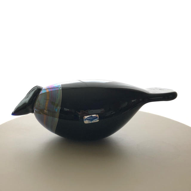 iittala(イッタラ)のNuutajarvi Crow Oiva Toikka バード ミナペルホネン  インテリア/住まい/日用品のインテリア小物(置物)の商品写真