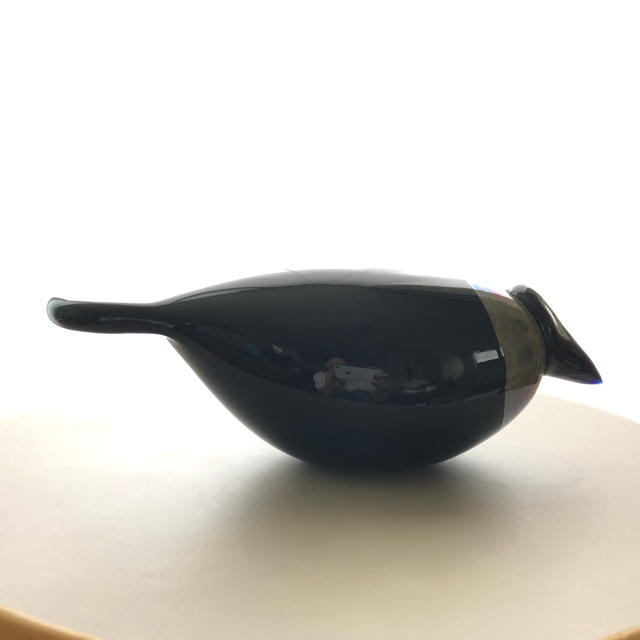 iittala(イッタラ)のNuutajarvi Crow Oiva Toikka バード ミナペルホネン  インテリア/住まい/日用品のインテリア小物(置物)の商品写真