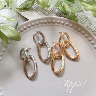 イエナ(IENA)のシンプルダブルチェーンピアス♡Silver(ピアス)