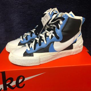 ナイキ(NIKE)のSACAI X NIKE BLAZER MID “BLACK” 28cm 新品(スニーカー)