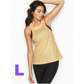 ヴィクトリアズシークレット(Victoria's Secret)のヴィクトリアズシークレット High-Neck タンクトップ L(ヨガ)