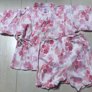 ミキハウス(mikihouse)の7月末まで値下げ 美品 ミキハウス うさこ 女の子 甚平90 (甚平/浴衣)