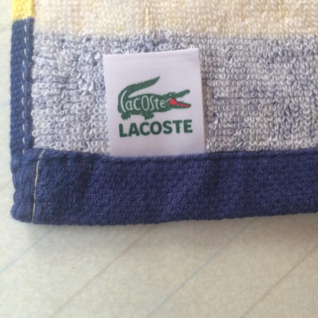 LACOSTE(ラコステ)のラコステ ハンドタオル  新品 インテリア/住まい/日用品の日用品/生活雑貨/旅行(タオル/バス用品)の商品写真