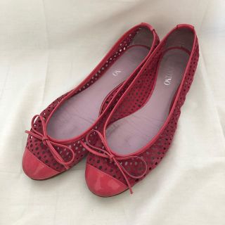 RED レッド バレンティノ バレエ フラット シューズ  新品未使用 美品