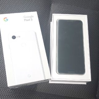 ソフトバンク(Softbank)のpixel3 64GB clearlywhite SIMフリー(スマートフォン本体)