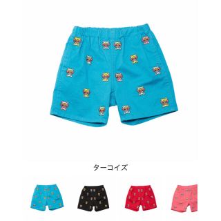 ヒステリックミニ(HYSTERIC MINI)のテディ3分丈ショートパンツ (パンツ/スパッツ)