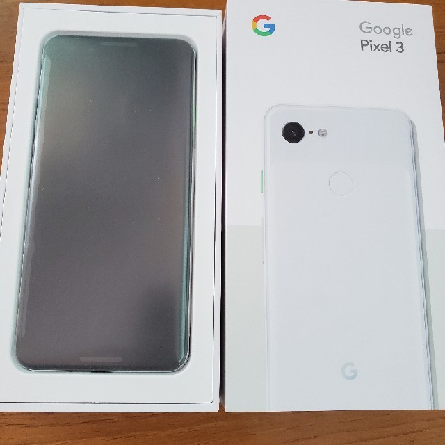 新品 Pixel 3 64GB ホワイト SIMフリー ○判定