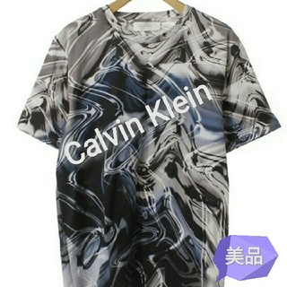 カルバンクライン(Calvin Klein)の美品 Calvin Klein カルバンクライン 総柄Tシャツ(Tシャツ/カットソー(半袖/袖なし))