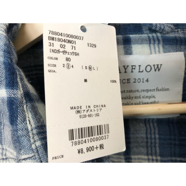 BAYFLOW - BAY FLOW 長袖 シャツ サイズ 3 Mサイズ BM18040N01 の通販 ...