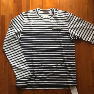 サカイ(sacai)の定価20000円 送料込 切り返し sacai ボーダー Tシャツ(Tシャツ/カットソー(七分/長袖))