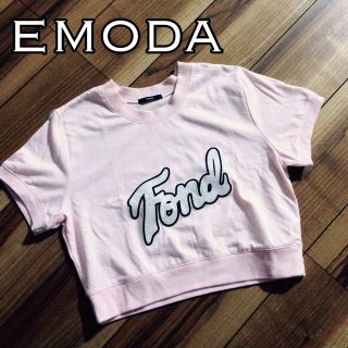 エモダ(EMODA)のemoda PINKカットソー(Tシャツ(半袖/袖なし))