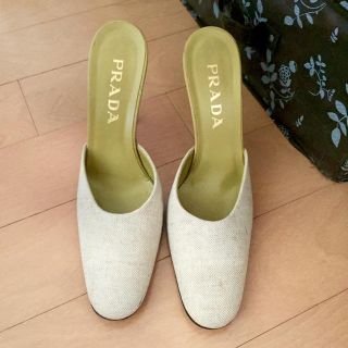 プラダ(PRADA)の専用です！最終お値下げ☆プラダ PRADA ミュール 37 美品(ミュール)