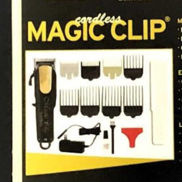 wahl magic clip black  and gold