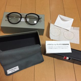 トムブラウン(THOM BROWNE)のトムブラウン メガネ ブルーレンズ 確実正規品(サングラス/メガネ)