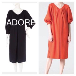 アドーア(ADORE)の美品☆アドーア ☆素敵なワンピース☆正規品(ひざ丈ワンピース)