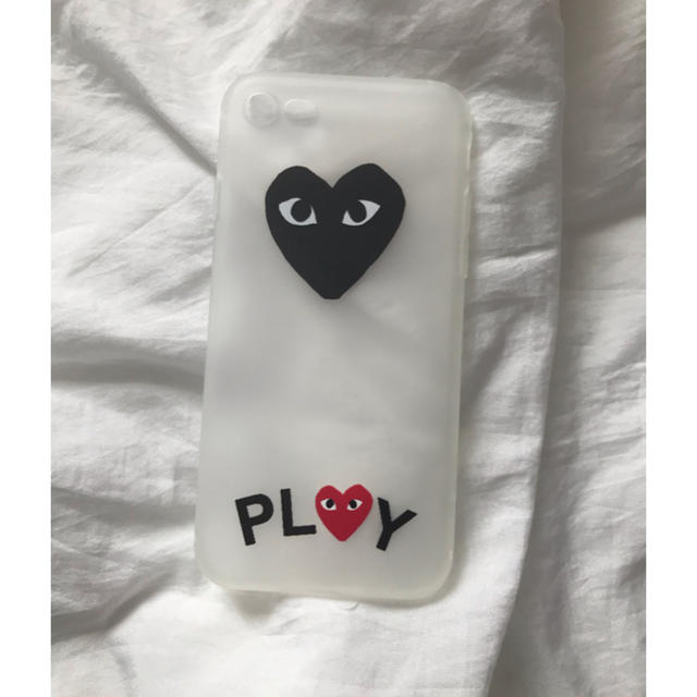 COMME des GARCONS(コムデギャルソン)のギャルソン ♡ iPhoneケース 7/8 クリア シンプル ハート スマホ/家電/カメラのスマホアクセサリー(iPhoneケース)の商品写真