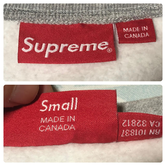 supreme 15AW Box Logo Crewneck S