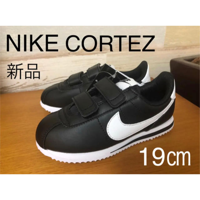 NIKE(ナイキ)の新品 19㎝ NIKE CORTEZ BASIC SL ナイキ コルテッツ SL キッズ/ベビー/マタニティのキッズ靴/シューズ(15cm~)(スニーカー)の商品写真