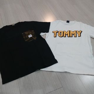 トミー(TOMMY)のトミー Tシャツ メンズ 白 黒 セット M(Tシャツ/カットソー(半袖/袖なし))