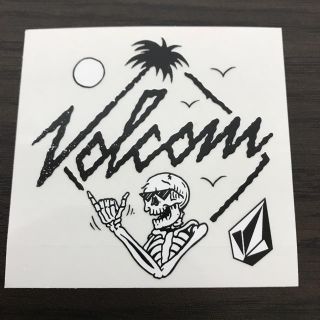 ボルコム(volcom)の【縦7cm横7.2cm】VOLCOM ステッカー ドクロ(ステッカー)