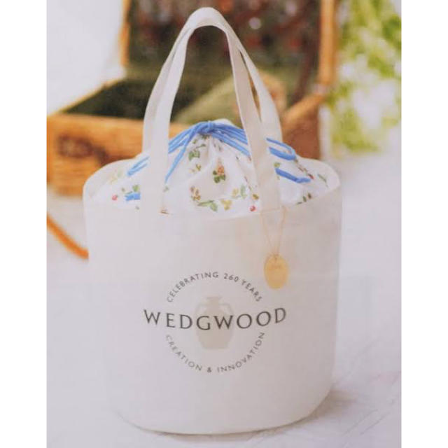 WEDGWOOD(ウェッジウッド)のGLOW7月号特別付録 ワイルドストロベリーバッグ レディースのバッグ(トートバッグ)の商品写真