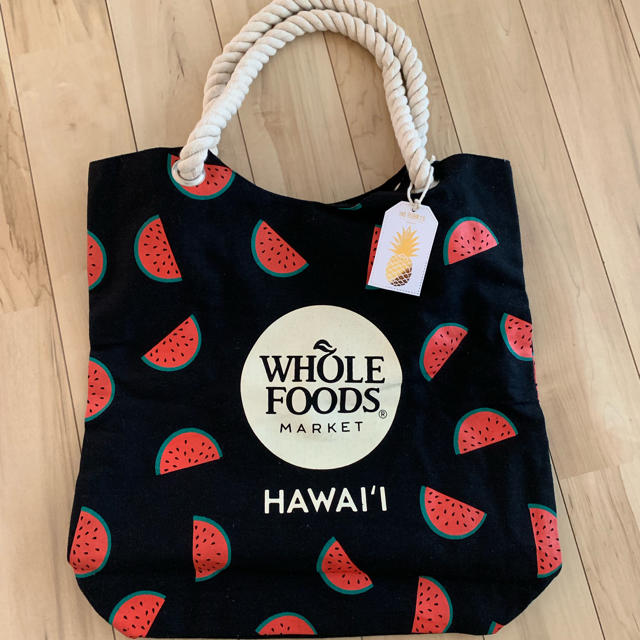 ホールフーズ エコバッグ whole foods 2019年モデル スイカ柄