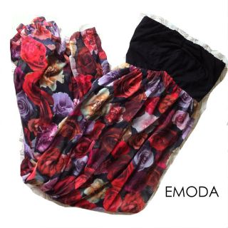 エモダ(EMODA)の花柄マキシ♡EMODA(ロングワンピース/マキシワンピース)