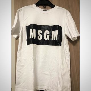 エムエスジイエム(MSGM)のMSGM白×黒(Tシャツ(半袖/袖なし))