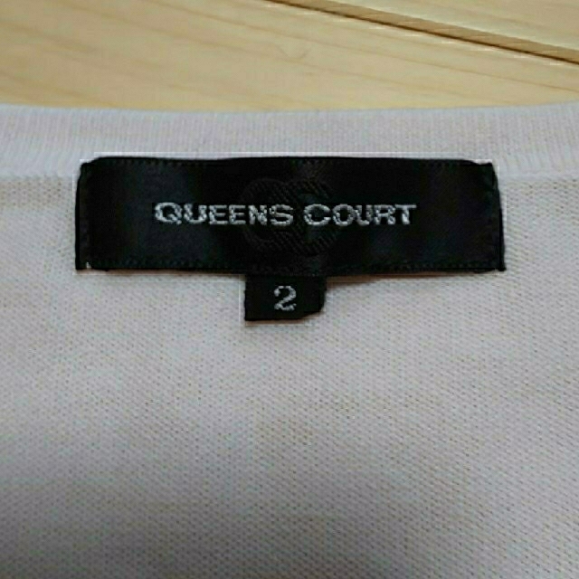 QUEENS COURT(クイーンズコート)のQUEENS COURT半袖カーディガン レディースのトップス(カーディガン)の商品写真