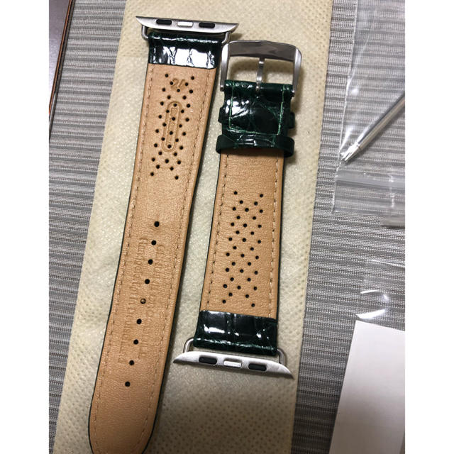 Apple Watch(アップルウォッチ)のApple Watch ベルト(バンド)42mm 44mm メンズの時計(レザーベルト)の商品写真