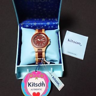 キットソン(KITSON)のkitson☆木製腕時計(コンビブラウン)(腕時計)