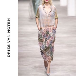 ドリスヴァンノッテン(DRIES VAN NOTEN)のドリスヴァンノッテン シースルー コットン ロング シャツ 綿(シャツ/ブラウス(長袖/七分))