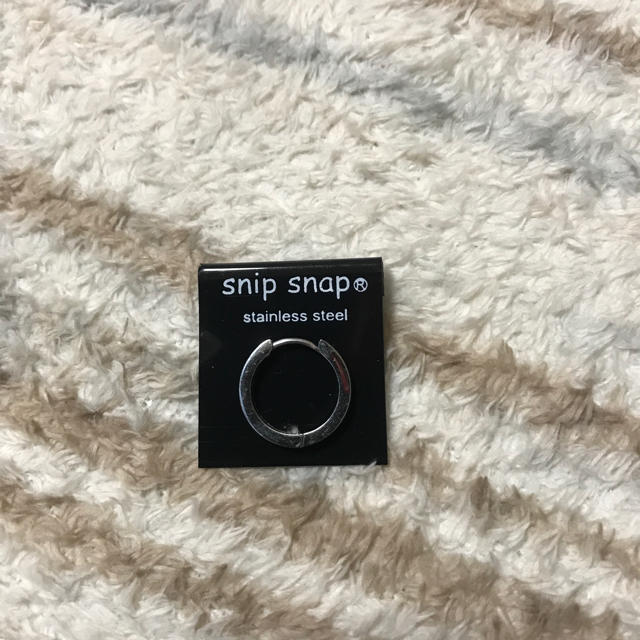Snip Snap(スニップスナップ)のsnip snap  ステンレス フープ ピアス メンズのアクセサリー(ピアス(片耳用))の商品写真
