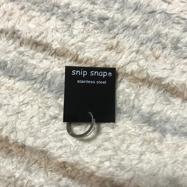 Snip Snap(スニップスナップ)のsnip snap  ステンレス フープ ピアス メンズのアクセサリー(ピアス(片耳用))の商品写真