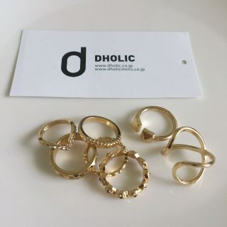 ディーホリック(dholic)のDHOLICリング7個セット 新品未使用(リング(指輪))