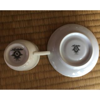 ノリタケ(Noritake)のノリタケ  デミ カップ&ソーサー 10組 レストランなどに 無地 シンプル(グラス/カップ)