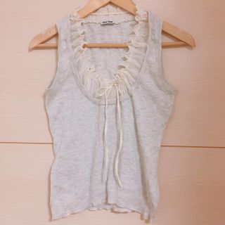 MIU MIU(タンクトップ)のフリマアイテム一覧 MIU MIU(タンクトップ)のフリマアイテム一覧