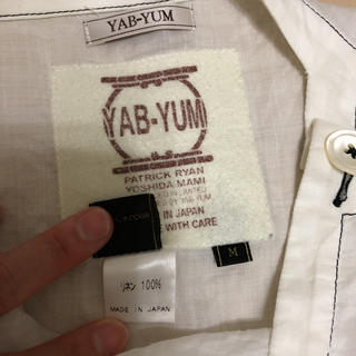 ヤブヤム(YAB-YUM)のYAB-YUM ヤブヤム ノースリーブ リネン linen(シャツ/ブラウス(半袖/袖なし))