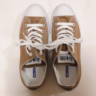 コンバース(CONVERSE)の美品 ♡ converse ベージュ コンバース オールスター スニーカー(スニーカー)