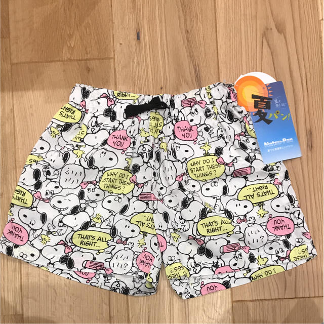 SNOOPY(スヌーピー)のスヌーピー ショートパンツ 120 キッズ/ベビー/マタニティのキッズ服女の子用(90cm~)(パンツ/スパッツ)の商品写真