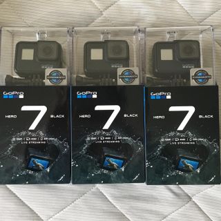 ゴープロ(GoPro)のGoPr HERO7 black 新品未開封 3個セット(ビデオカメラ)