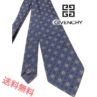 ジバンシィ(GIVENCHY)の[送料無料]GIVENCHY ネクタイ ジバンシー  ネイビー(ネクタイ)