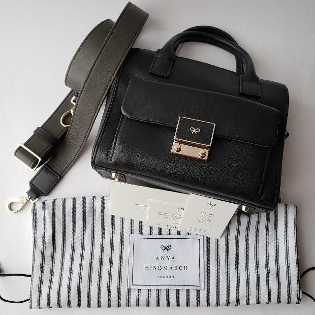 ANYA HINDMARCH アニヤハインドマーチ カーカー ブラック