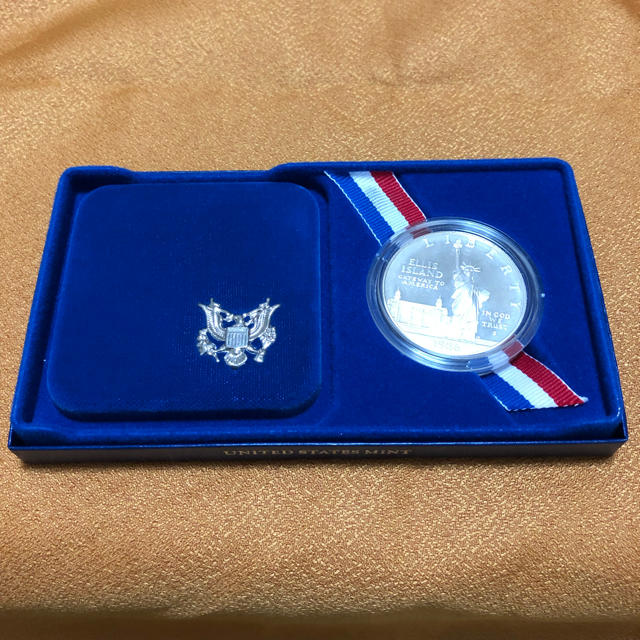 未使用【1986 liberty 銀貨】