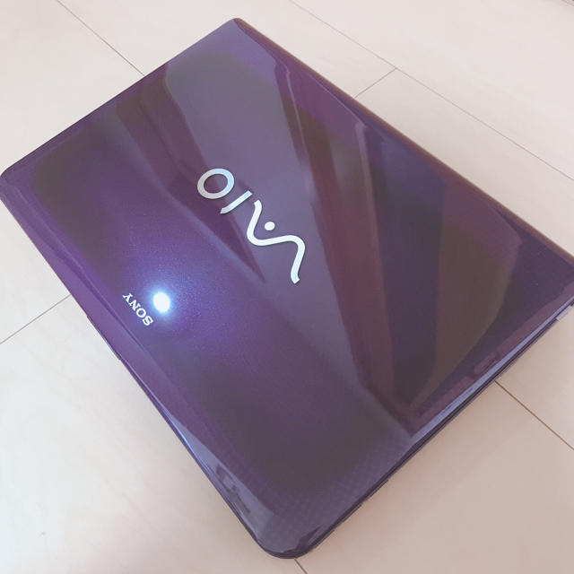 パープル VAIO ノートパソコン- パープル VAIO ノートパソコン-