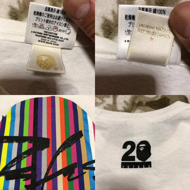A BATHING APE(アベイシングエイプ)のAPE BAPE FUTURA 20周年 限定 tシャツ tee head m メンズのトップス(Tシャツ/カットソー(半袖/袖なし))の商品写真