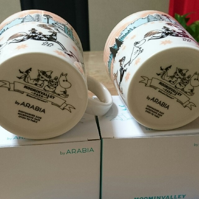 マグカップ ARABIA ARABIA ムーミンマグカップ送料込みの通販 by Max48's shop｜アラビアならラクマ - 2個セット 限定ムーミン バレーパーク しくお