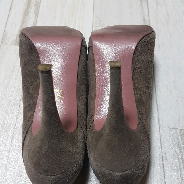 DIANA(ダイアナ)のDIANA ダイアナオープントゥ パンプス　23.5　茶色 レディースの靴/シューズ(ハイヒール/パンプス)の商品写真
