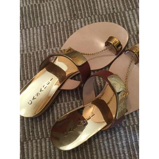 アパルトモンドゥーズィエムクラス(L'Appartement DEUXIEME CLASSE)の2017SSアパルトモン CASADEI CHAIN SANDAL美品裏張済み(サンダル)